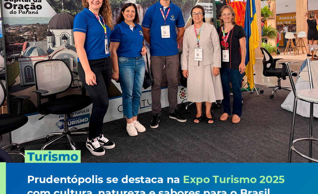 Prudentópolis expõe na Expo Turismo 2025 em Curitiba
