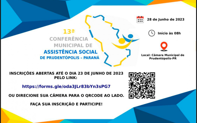 Vem aí a 13ª Conferência Municipal de Assistência Social