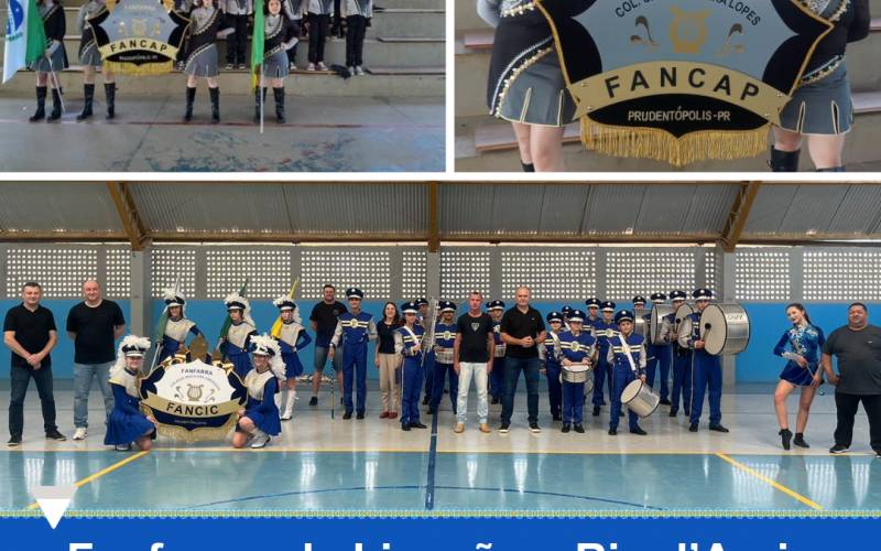 Fanfarras da Ligação e Rio d'Areia ganham uniformes