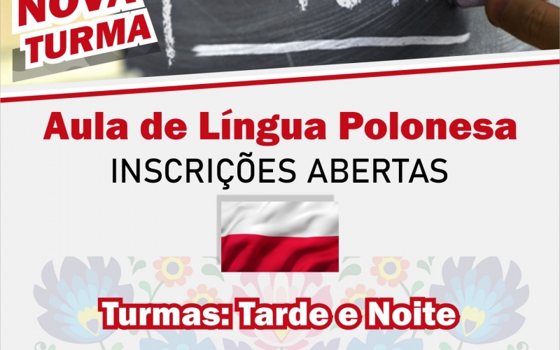 Inscrições abertas para oficina de Língua Polonesa